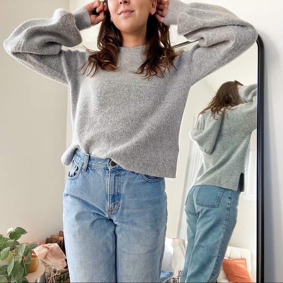 Brushed Knit Hooded Sweater - Picture 2 of 7